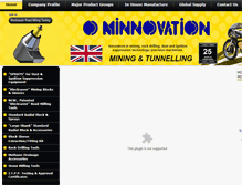 Tablet Screenshot of minnovation.co.uk